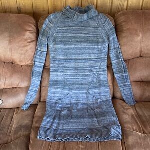 Prana Heathered Brown Knit Sweater Top